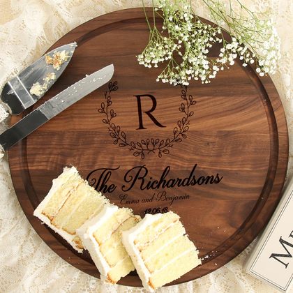 Fancy Name/Initial Personalized Wood Board