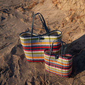 The Lilley Line - Extra Small, Paper Stripe in Bright Multi-Color