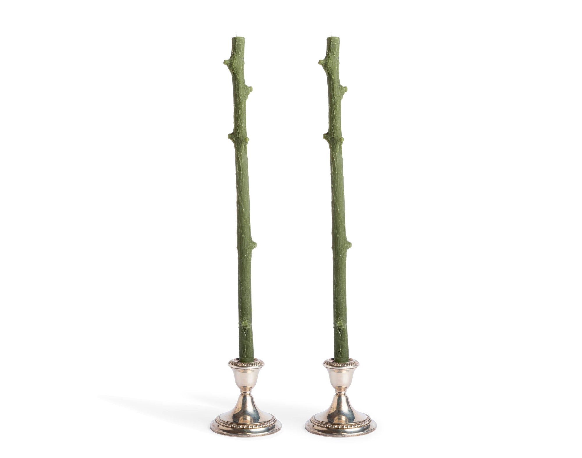 Stick Candles - Stick Candles Hemlock / Pair: Forest Green