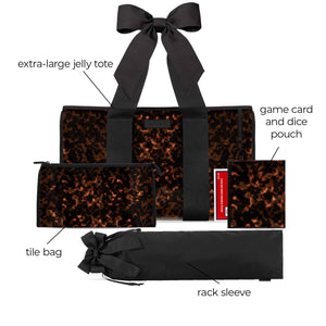 Case-Mate - Case-Mate Mahjong Jelly Tote Set: Tortoiseshell Bow