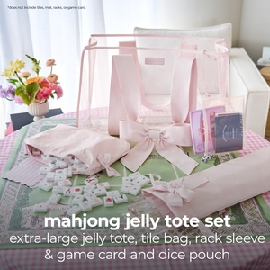 Case-Mate - Case-Mate Mahjong Jelly Tote Set: Tortoiseshell Bow