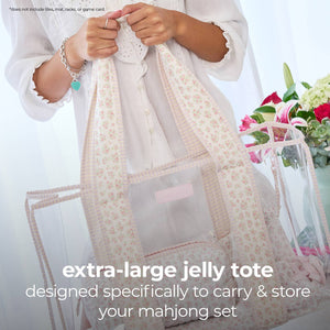 Case-Mate - Case-Mate Mahjong Jelly Tote Set: Tortoiseshell Bow