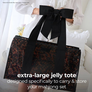 Case-Mate - Case-Mate Mahjong Jelly Tote Set: Tortoiseshell Bow