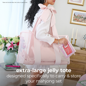 Case-Mate - Case-Mate Mahjong Jelly Tote Set: Tortoiseshell Bow