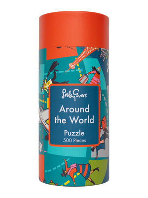 Lesley Evers Around The World 500 Piece Puzzle