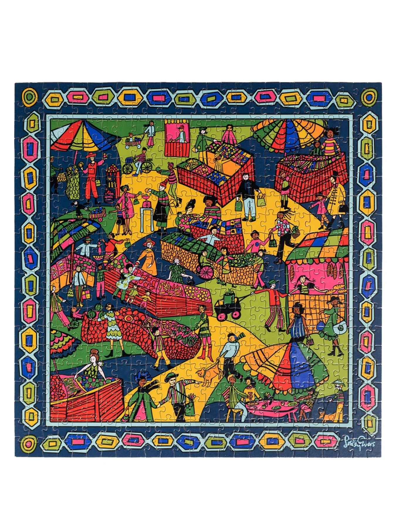 Lesley Evers Farmers Market 500 Piece Puzzle