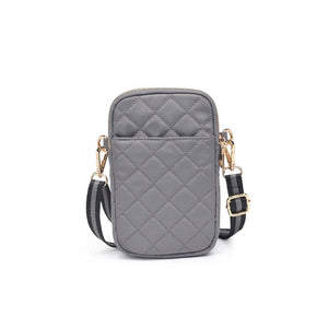 Quilted Crossbody: Black