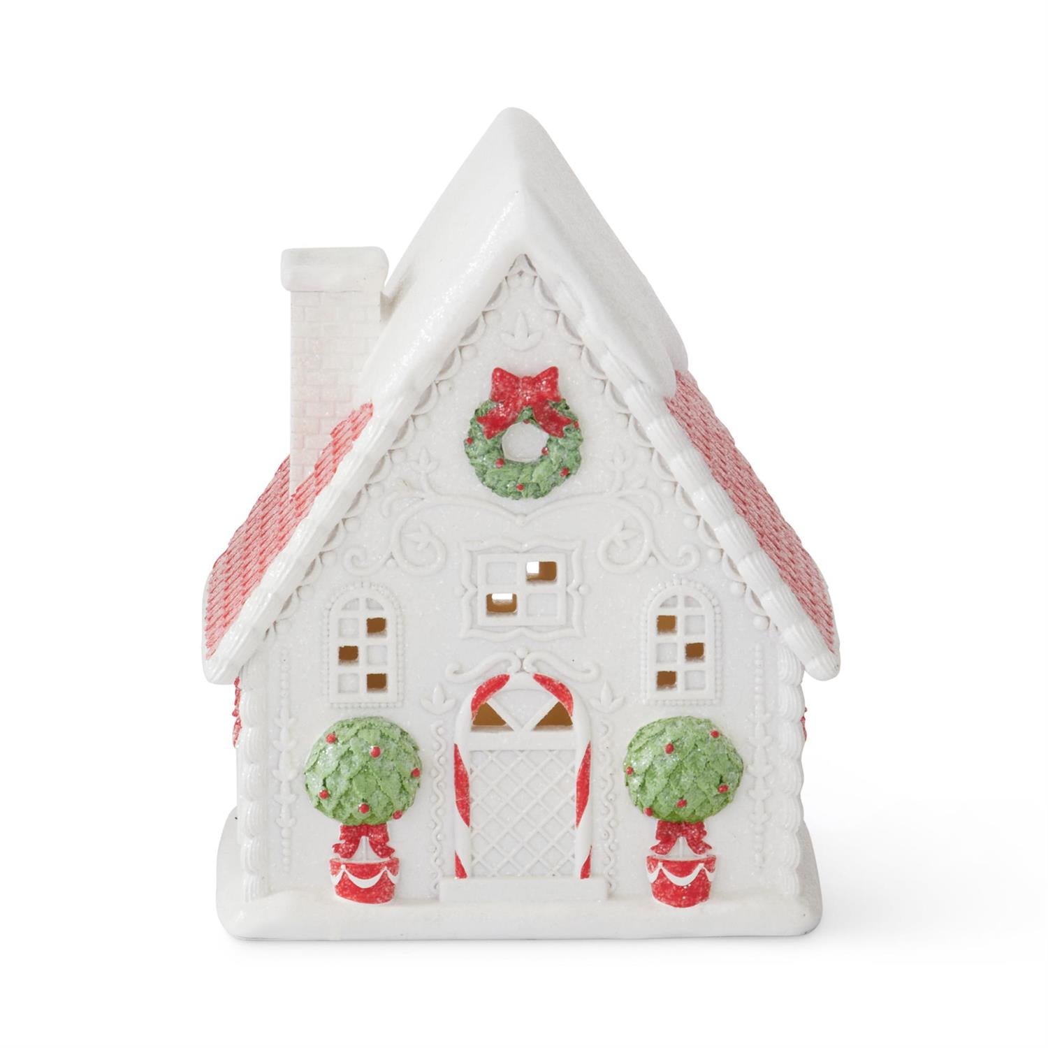 Glittery Gingerbread Christmas House