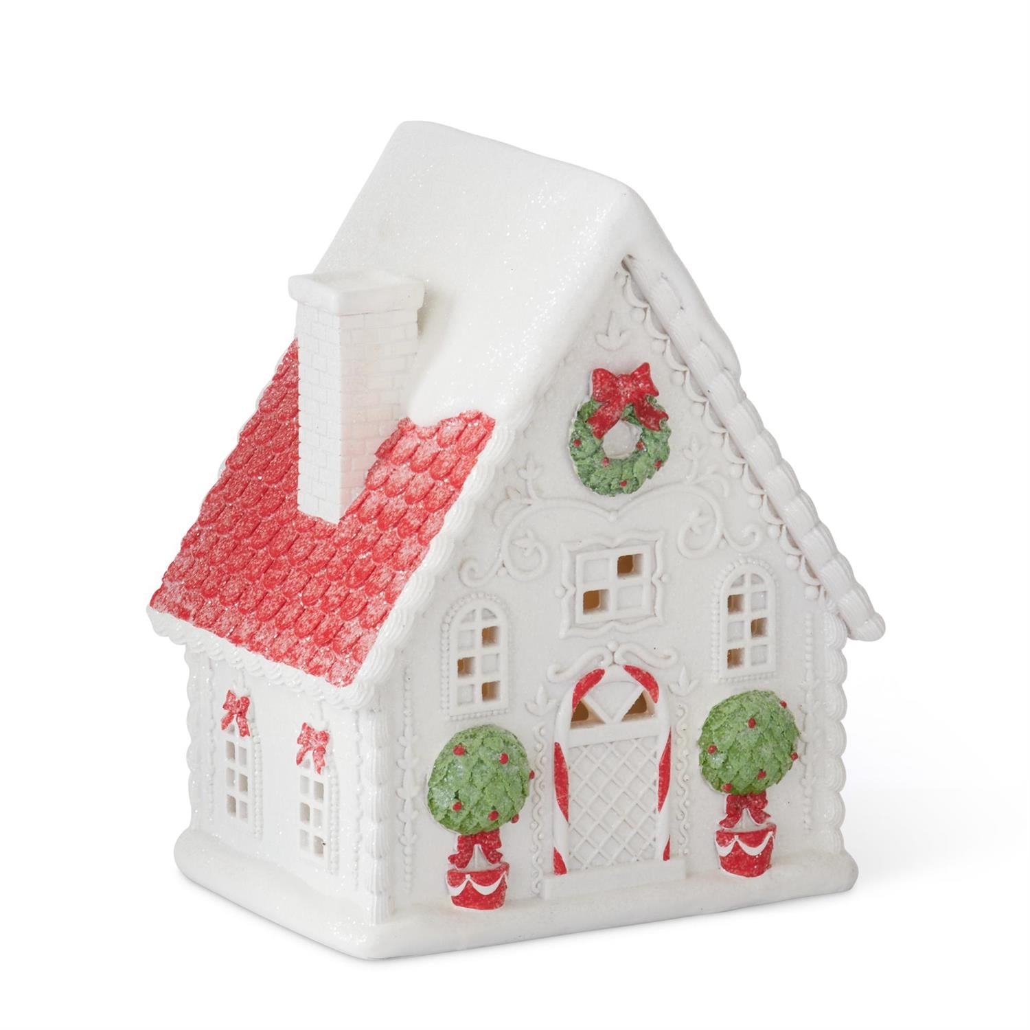 Glittery Gingerbread Christmas House