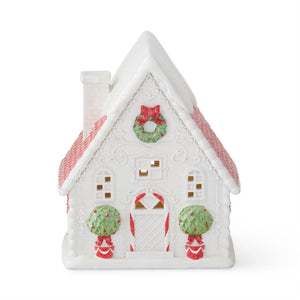Glittery Gingerbread Christmas House