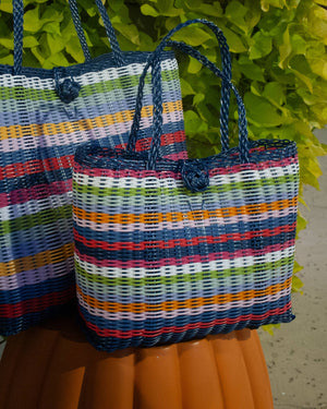 The Lilley Line - Extra Small, Paper Stripe in Bright Multi-Color