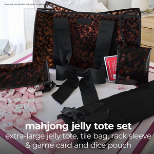 Case-Mate - Case-Mate Mahjong Jelly Tote Set: Tortoiseshell Bow