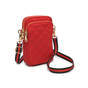 Quilted Crossbody: Black