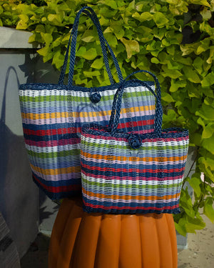 The Lilley Line - Extra Small, Paper Stripe in Bright Multi-Color