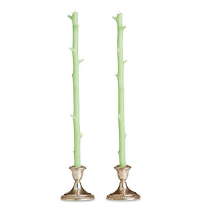 Stick Candles - Stick Candles Hickory / Pair: Dark Chocolate