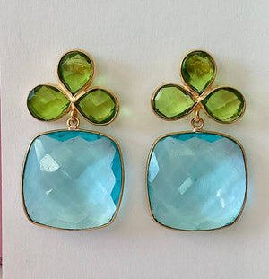 Julie Ryan Design - Delleny Green & Aqua Quartz