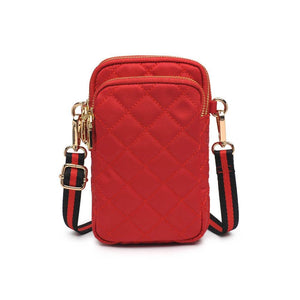 Quilted Crossbody: Black