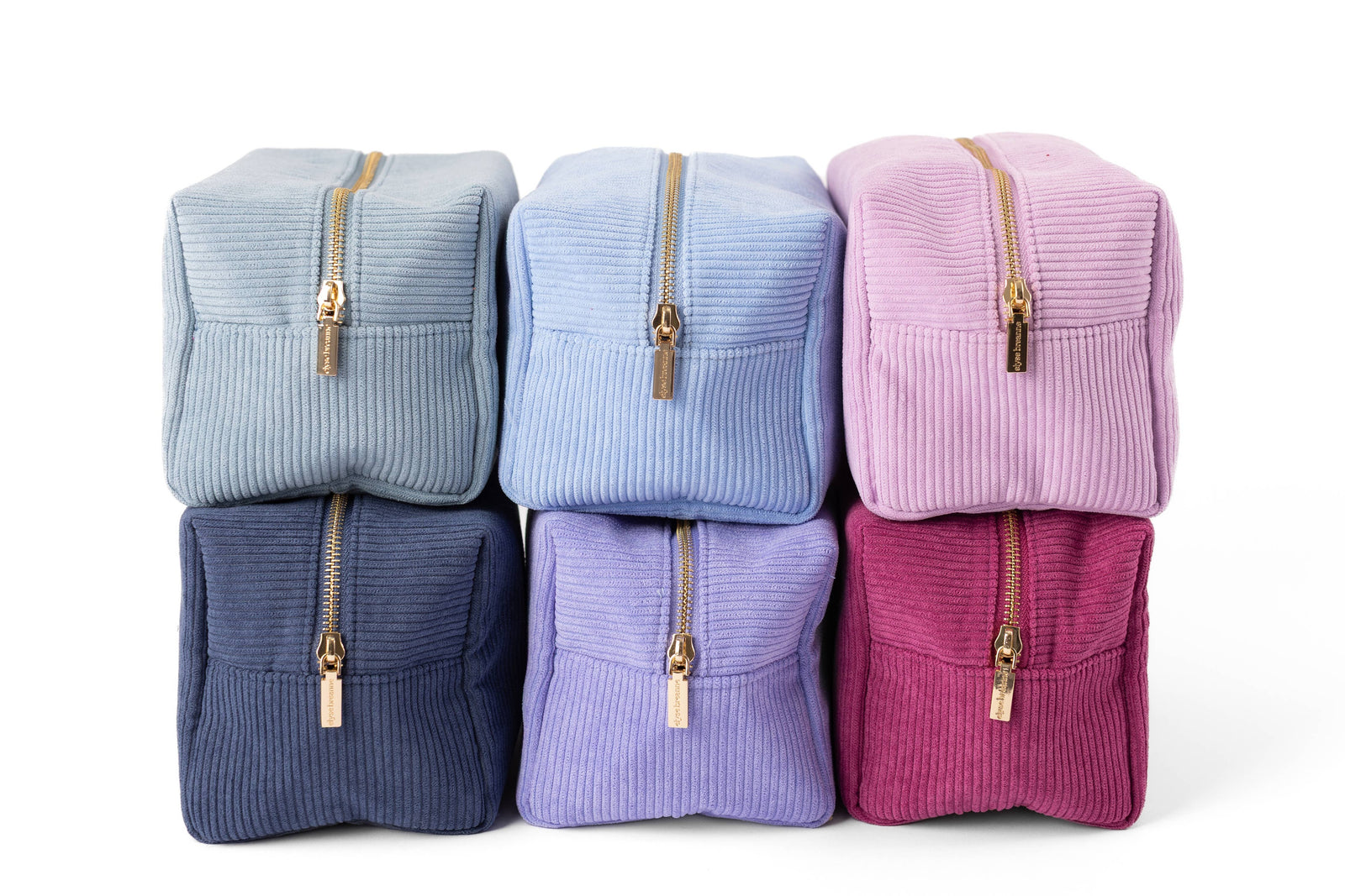 Elyse Breanne Design Corduroy Cosmetic Bag in Cornflower