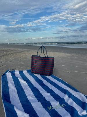 The Lilley Line - Medium | Sailor Stripe Fog Blue/Red