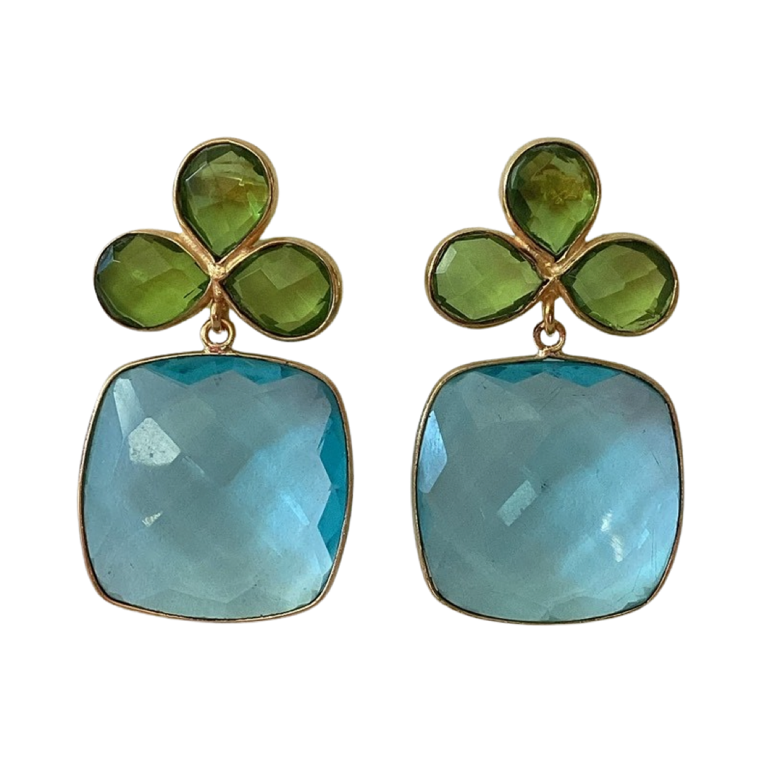 Julie Ryan Design - Delleny Green & Aqua Quartz