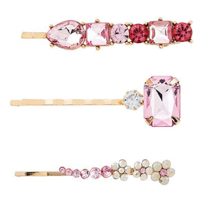 Bella Sleep + Spa - Crystal Hair Pins - Rose Jewels