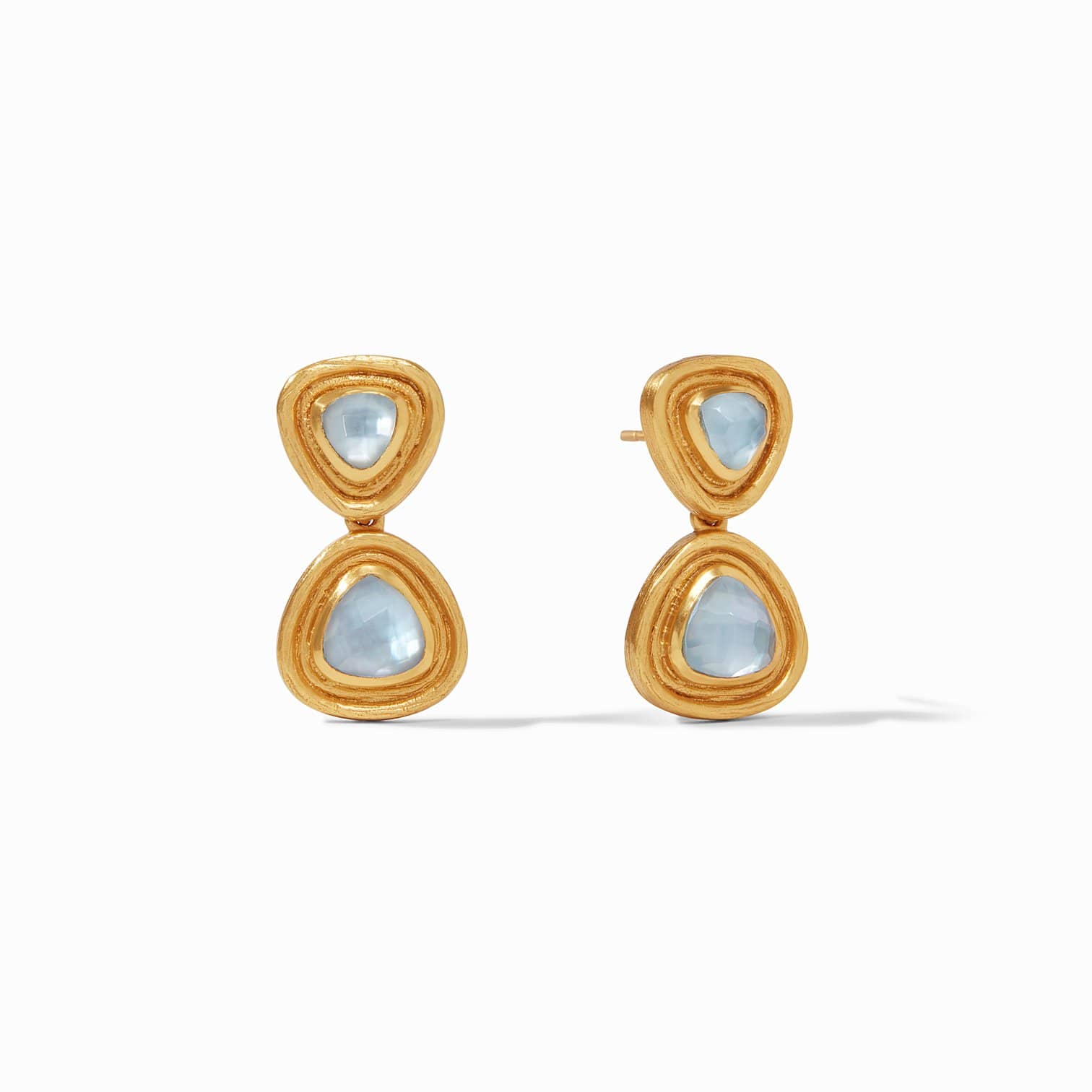 Julie Vos Barcelona Midi Earring Seaglass Green