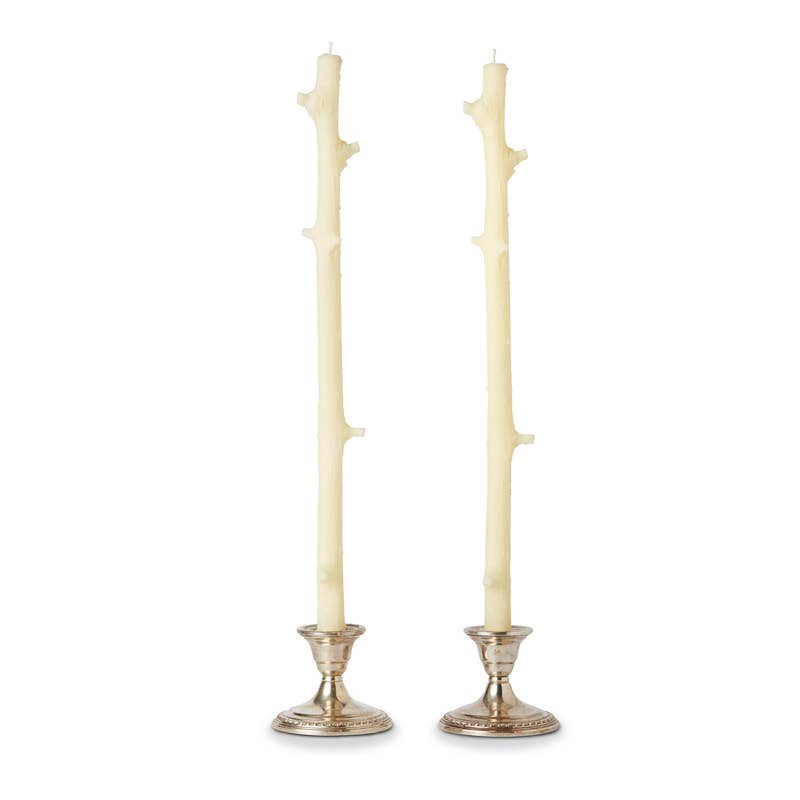 Stick Candles - Stick Candles Hemlock / Pair: Dark Chocolate