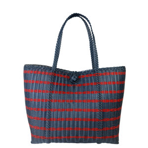 The Lilley Line - Medium | Sailor Stripe Fog Blue/Red