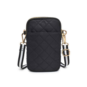 Quilted Crossbody: Black