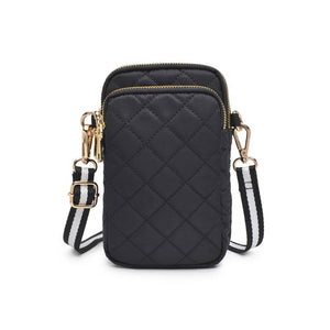 Quilted Crossbody: Black