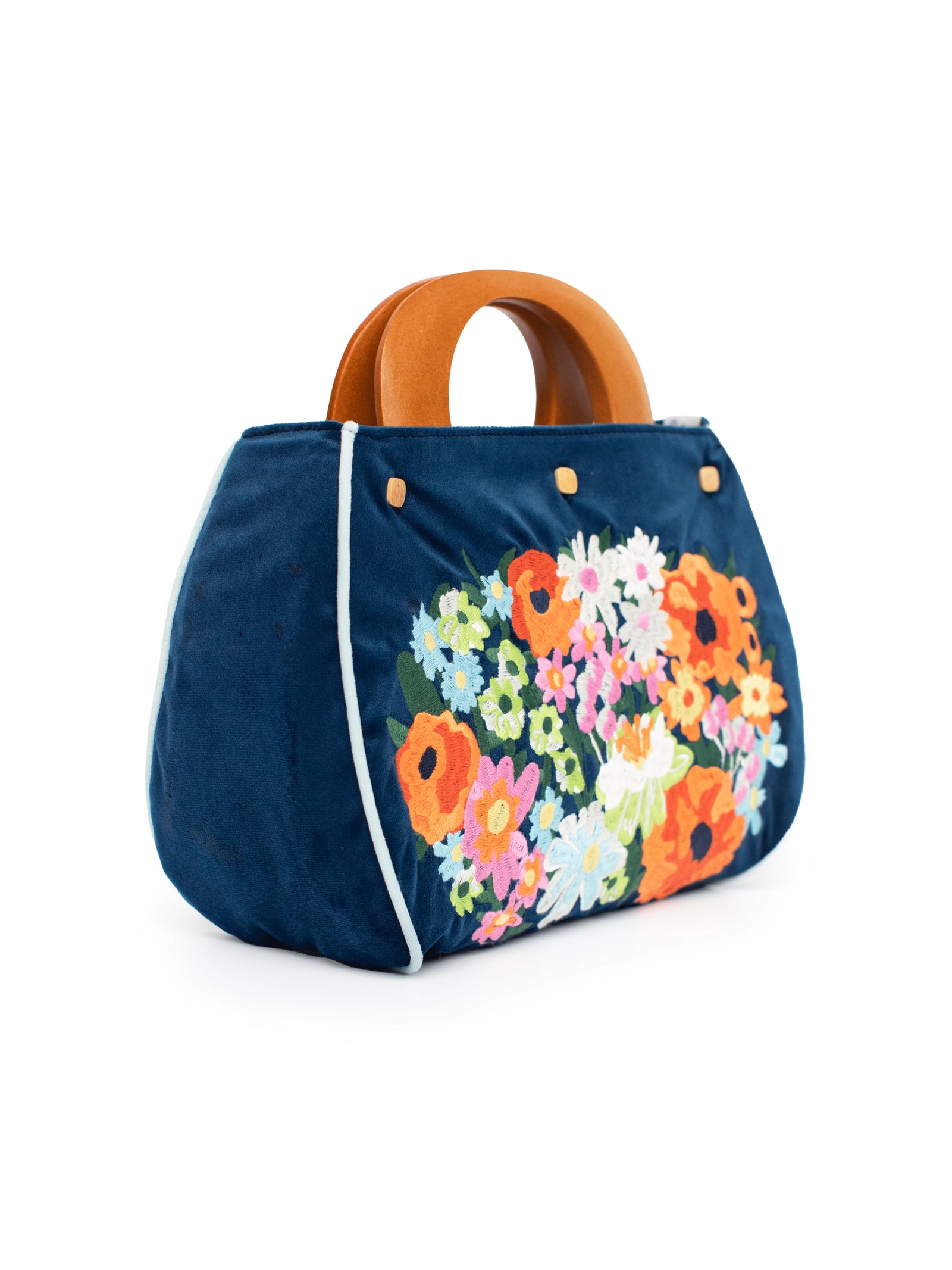 Lesley Evers BAG COVER Embroidered Bouquet Bliss