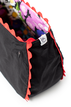 Lesley Evers BAG COVER Garden Party & Black