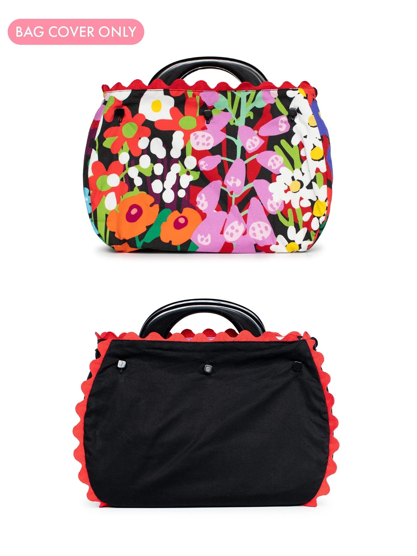 Lesley Evers BAG COVER Garden Party & Black