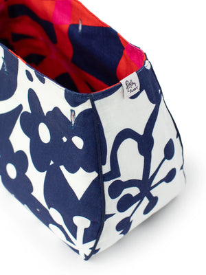 Lesley Evers BAG COVER Flower Buds & Ribbon