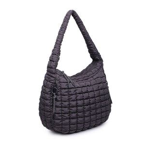 Sol and Selene - Revive - Quilted Nylon Hobo: Carbon