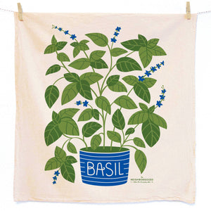 The Neighborgoods - SWEET BASIL  (Blueberry, Basil) - Tea Towel Set of 2