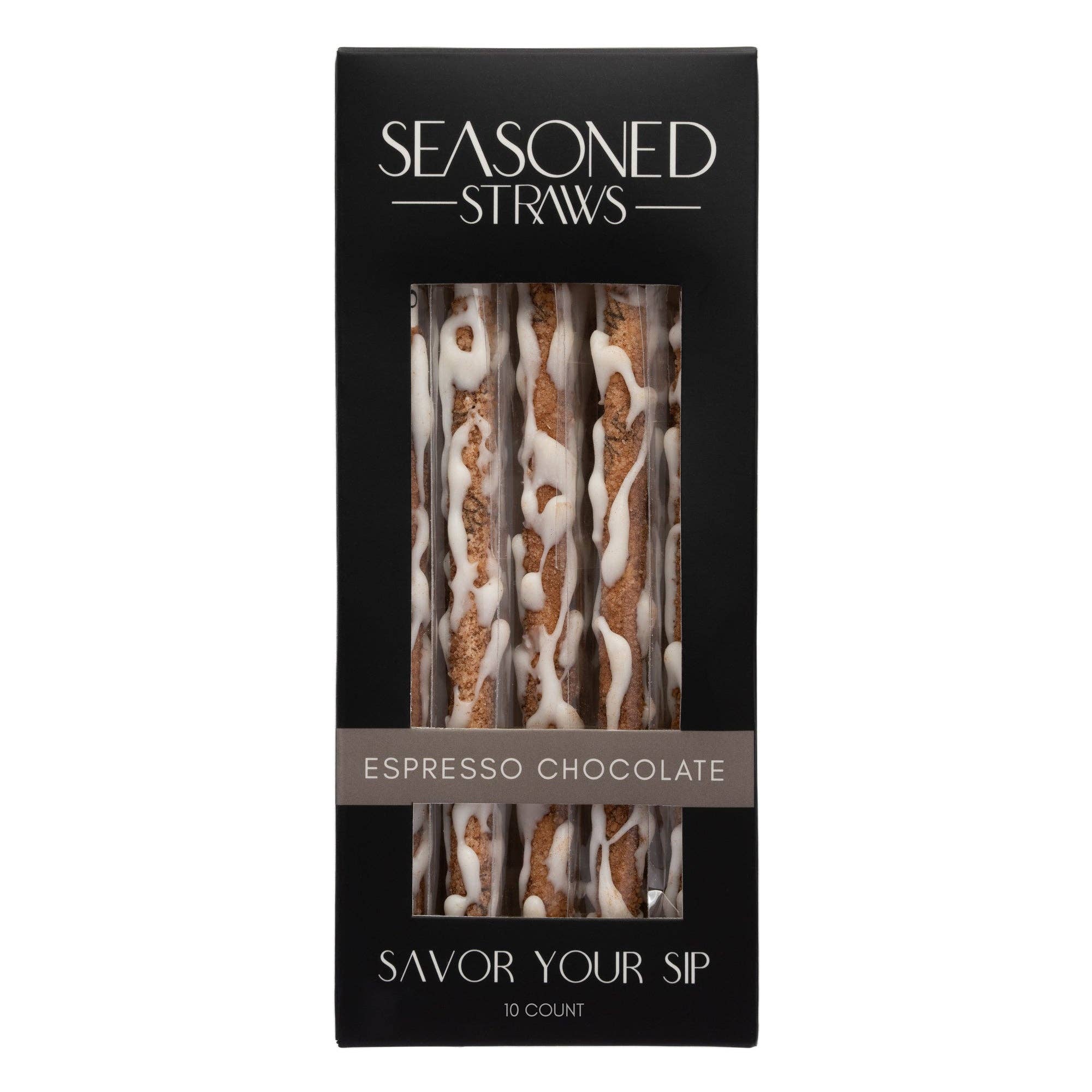 Seasoned Straws - Espresso Chocolate 10ct.