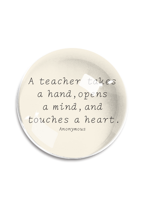 Ben's Garden - A Teacher Takes a Hand Crystal Dome Paperweight