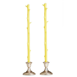 Stick Candles - Stick Candles Hickory / Pair: White Chocolate