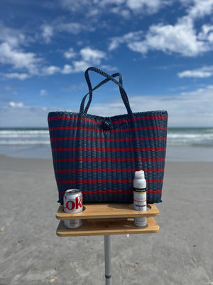 The Lilley Line - Medium | Sailor Stripe Fog Blue/Red