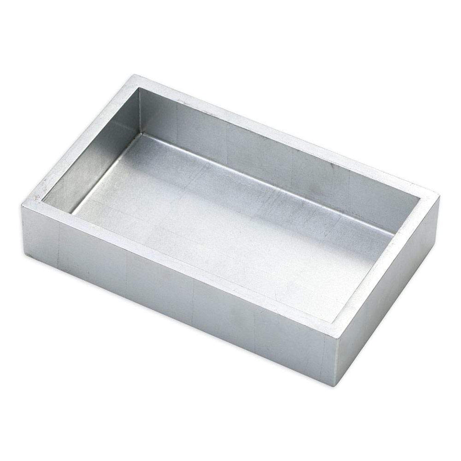 Caspari Lacquer Guest Towel Napkin Holder in Silver