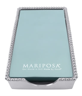 Mariposa Beaded Guest Towel Box