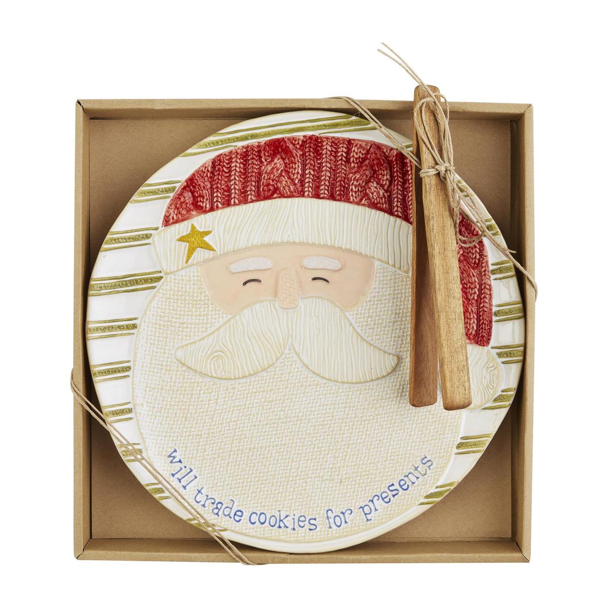 Santa Cookie Plate Set