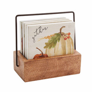 Fall Themed Wood Coasters