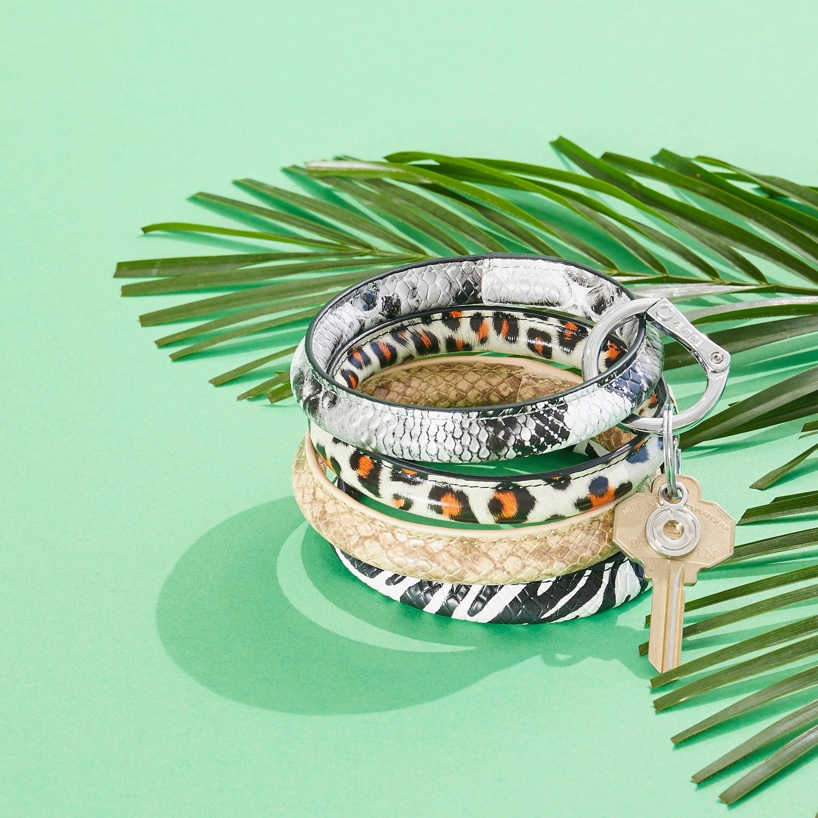 O Venture Animal Print Collection - Leather Big O® Key Ring