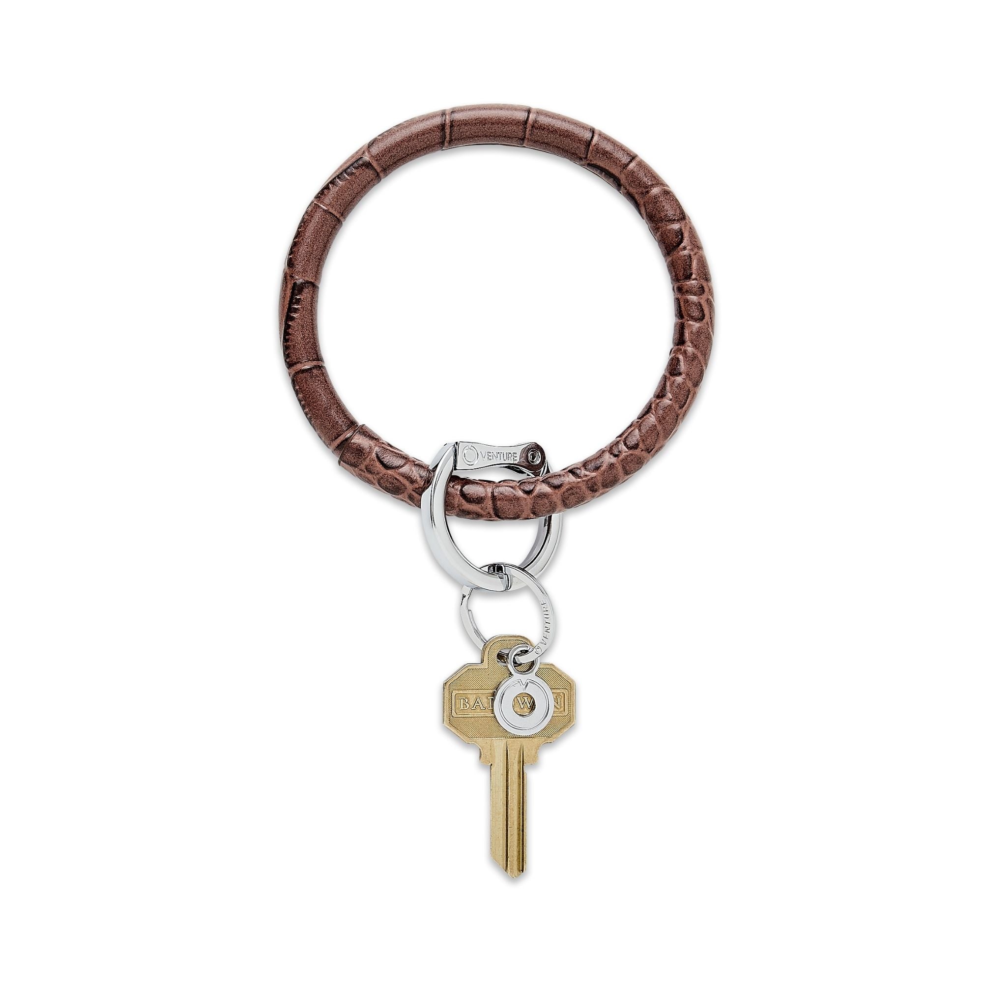 O Venture Neutral Collection - Leather Big O® Key Ring