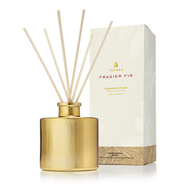 Thymes Frasier Fir Petite Gold Reed Diffuser