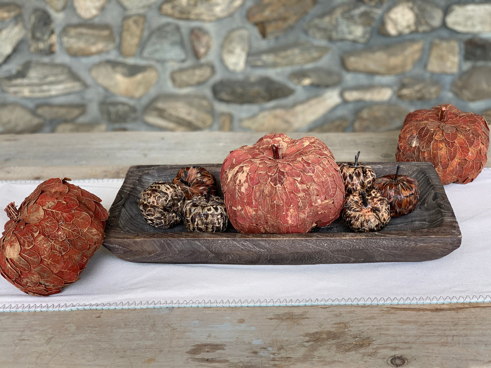 Wood Centerpiece Tray