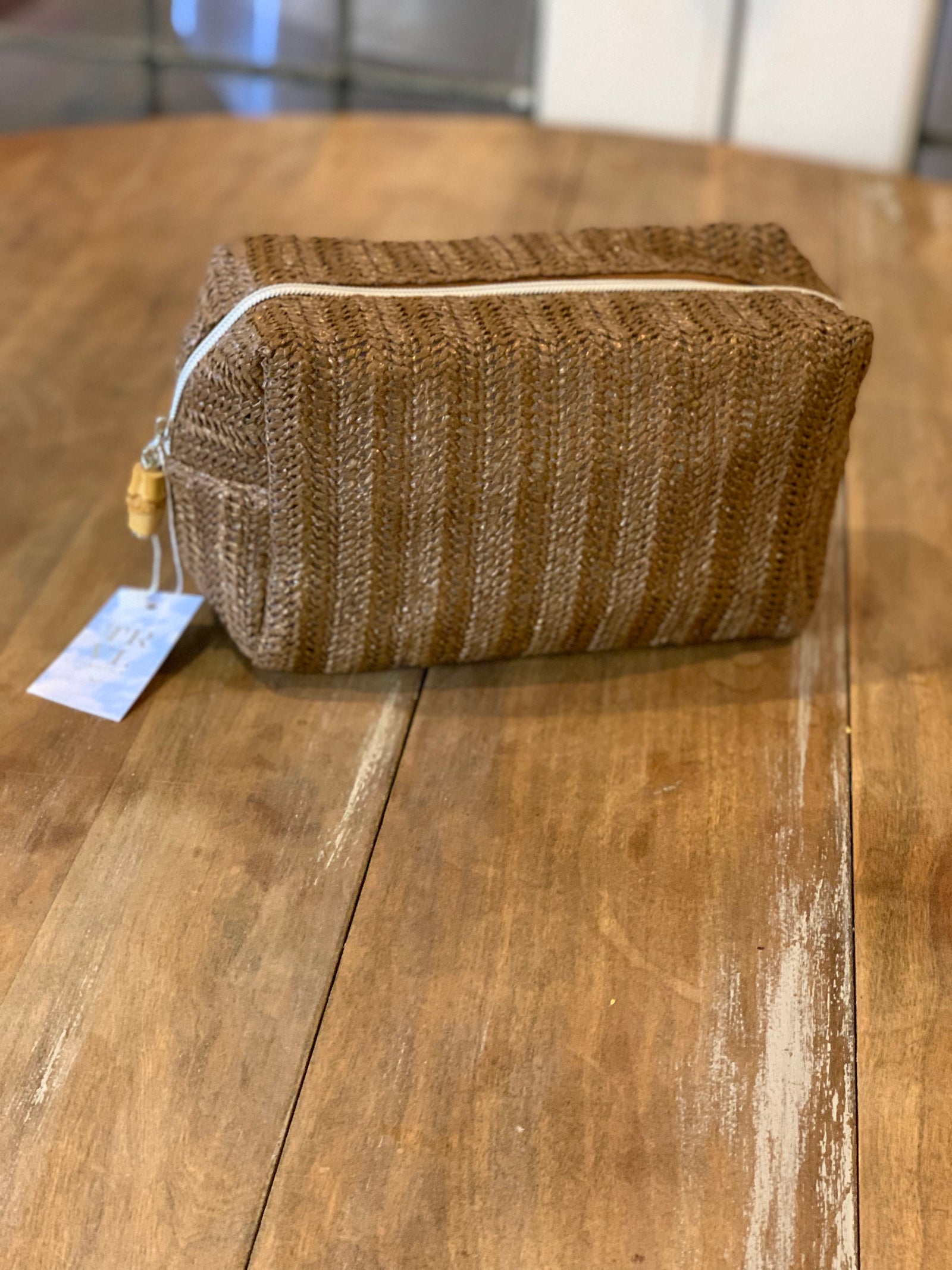 TRVL Mini On Board Straw Coco Bag