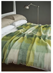 Avoca Mohair Throw "All The Colors of Ireland"